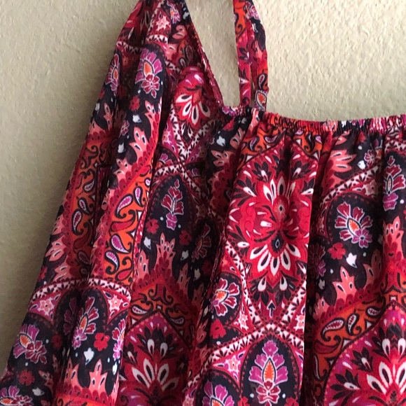 GLAMOUR FLORAL COLD SHOULDER DRESS - Picture 5 of 12